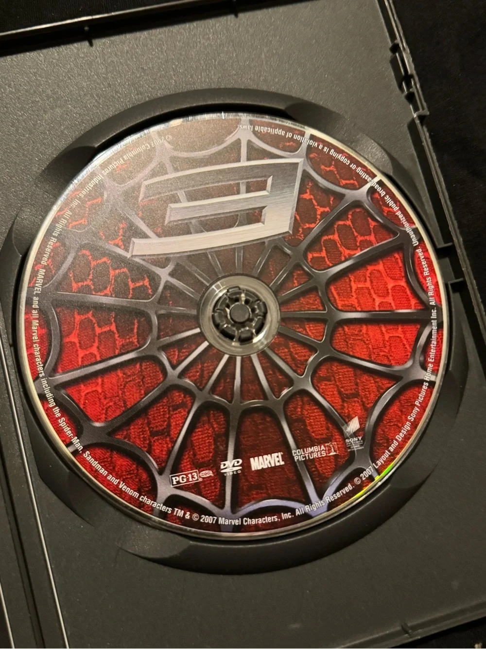 Spider-Man 3 DVD - Red & Blue Cover Art